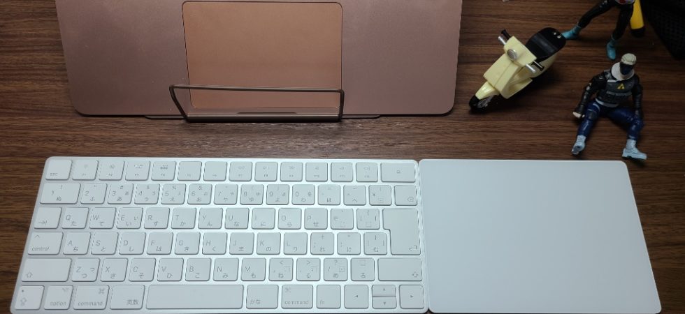 キーボードとトラックパッド