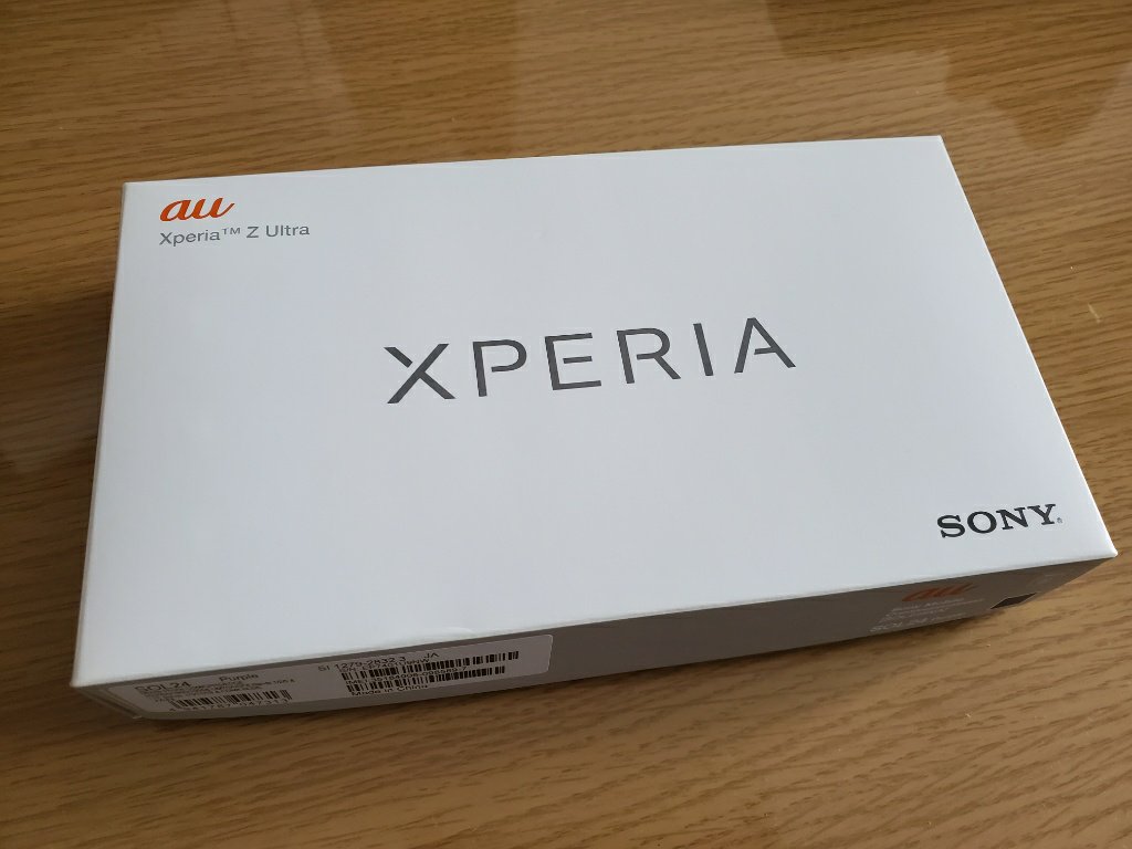 Xperia Z Ultra外箱