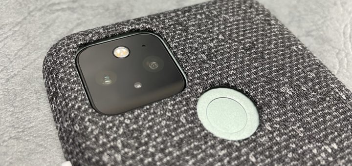 Pixel 5指紋センサーとカメラ