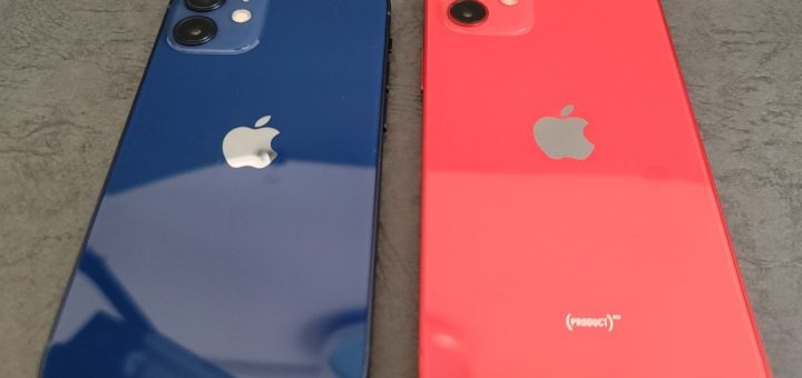 iPhone 12 miniと無印を比較