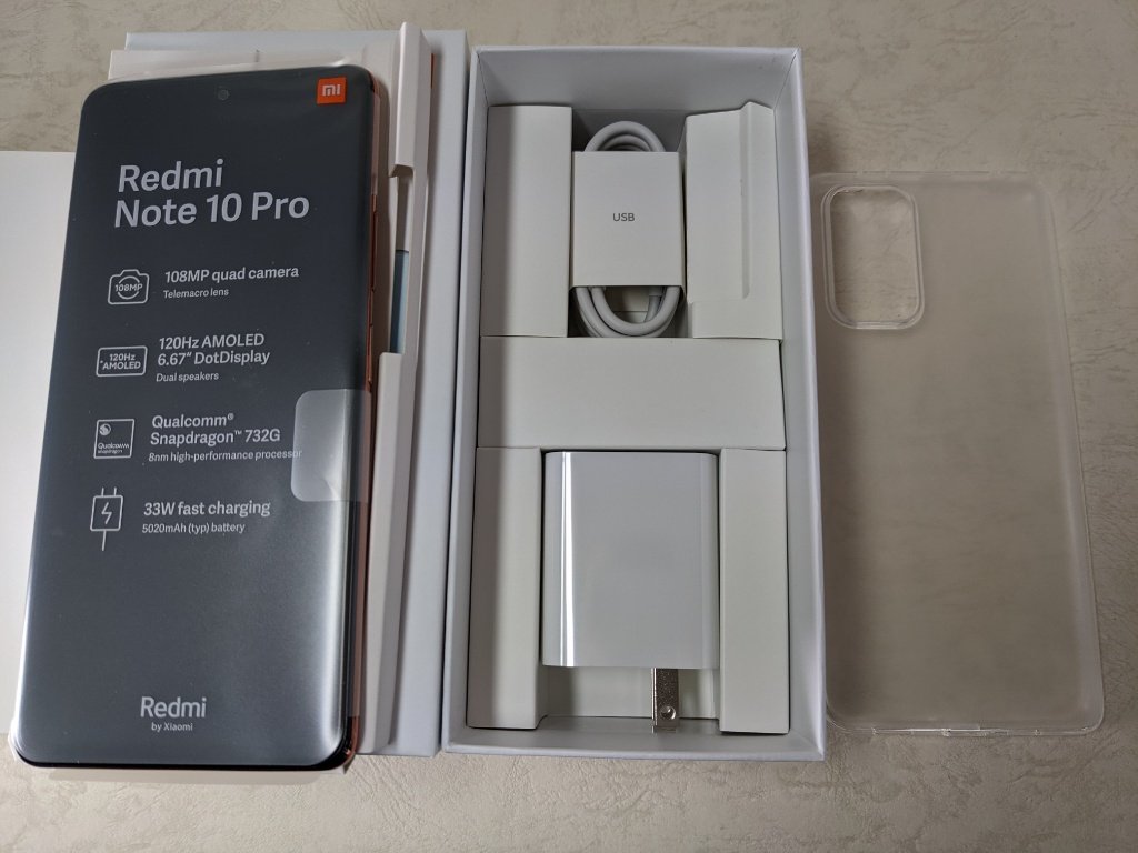 Redmi Note 10 Pro付属品