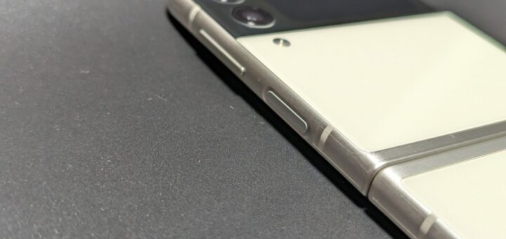 Galaxy Z Flip3ボタン