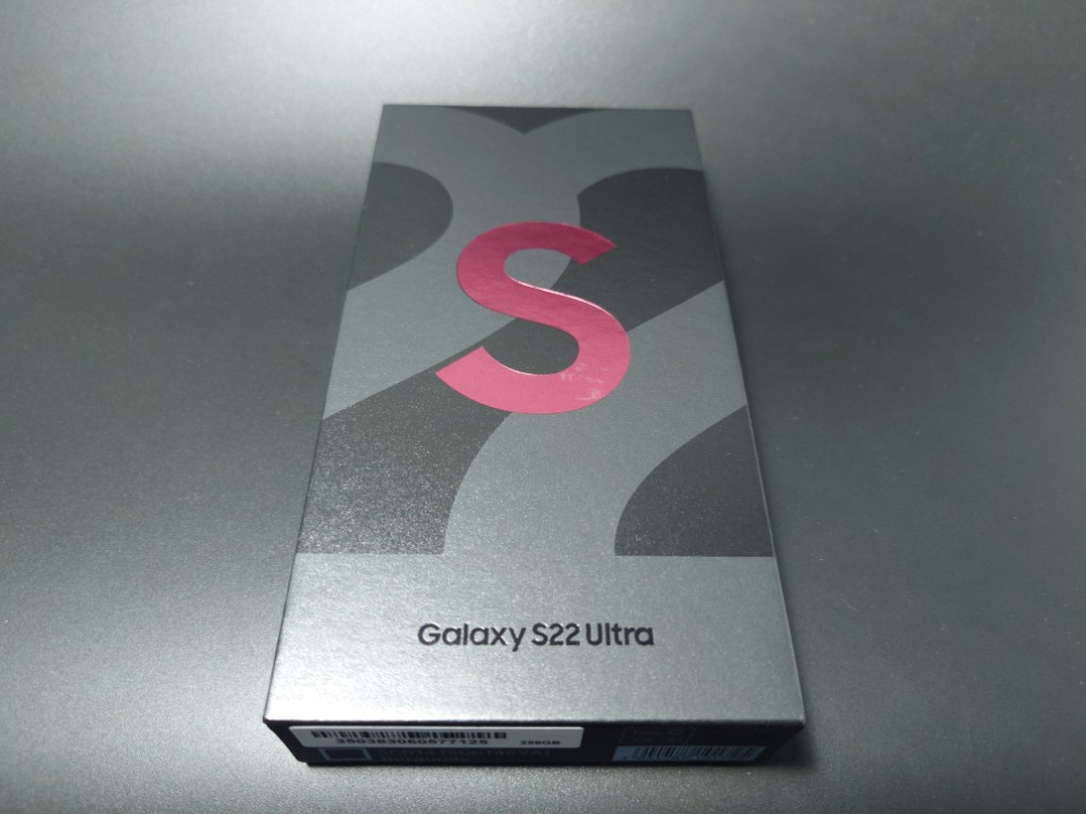 Galaxy S22 Ultra外箱