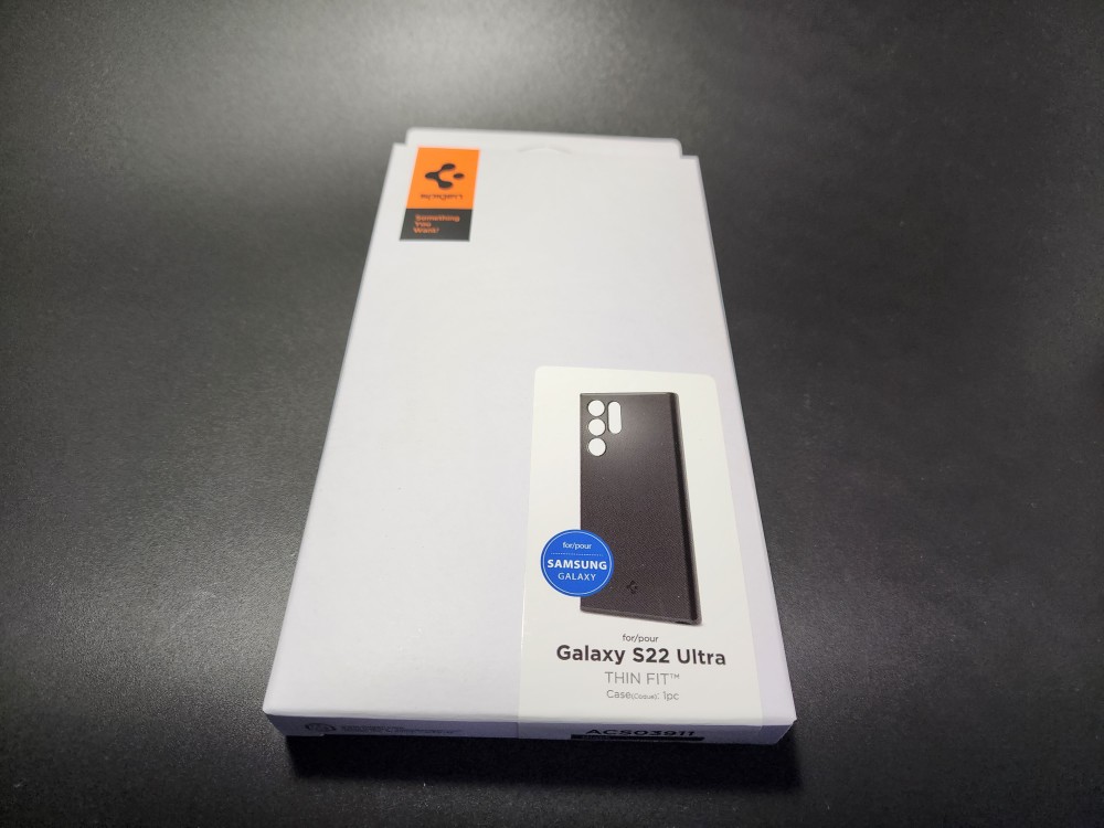 Galaxy S22 Ultra用シン・フィット箱