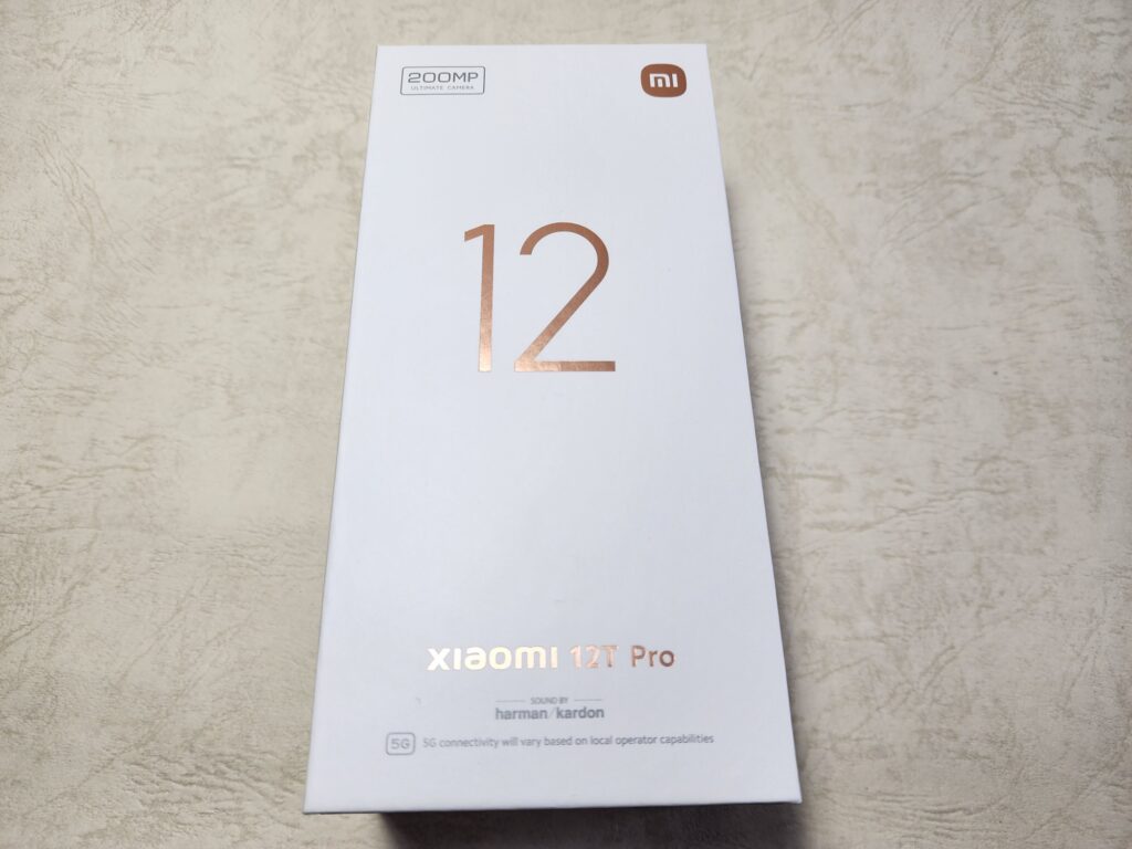 Xiaomi 12T Pro箱