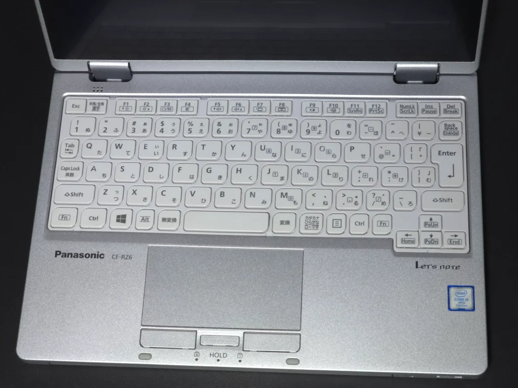 CF-RZ6のキーボード