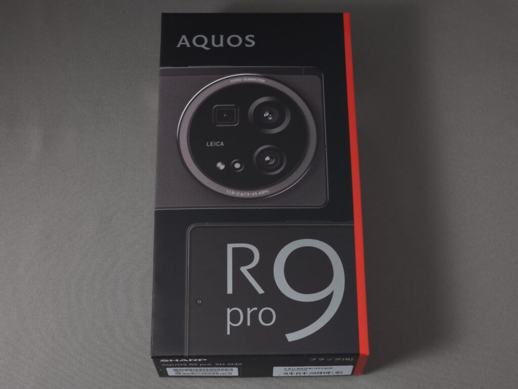 AQUOS R9 pro外箱