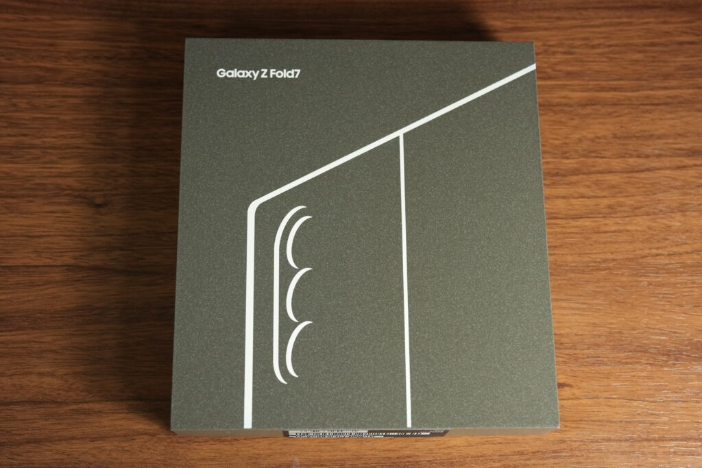 Galaxy Z Fold7外箱