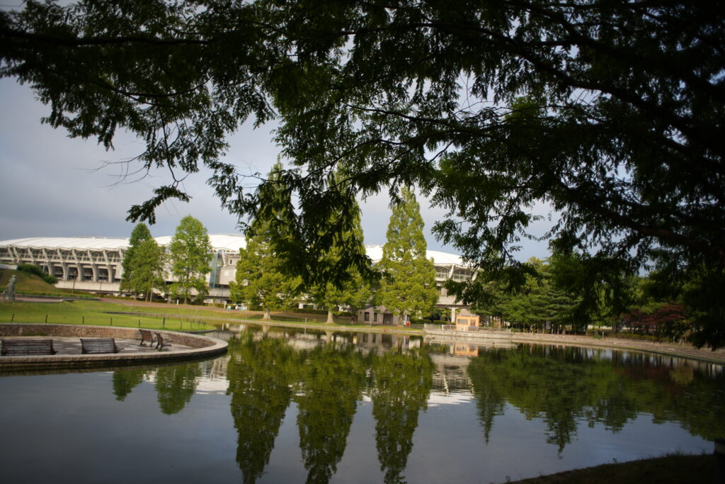 池の風景