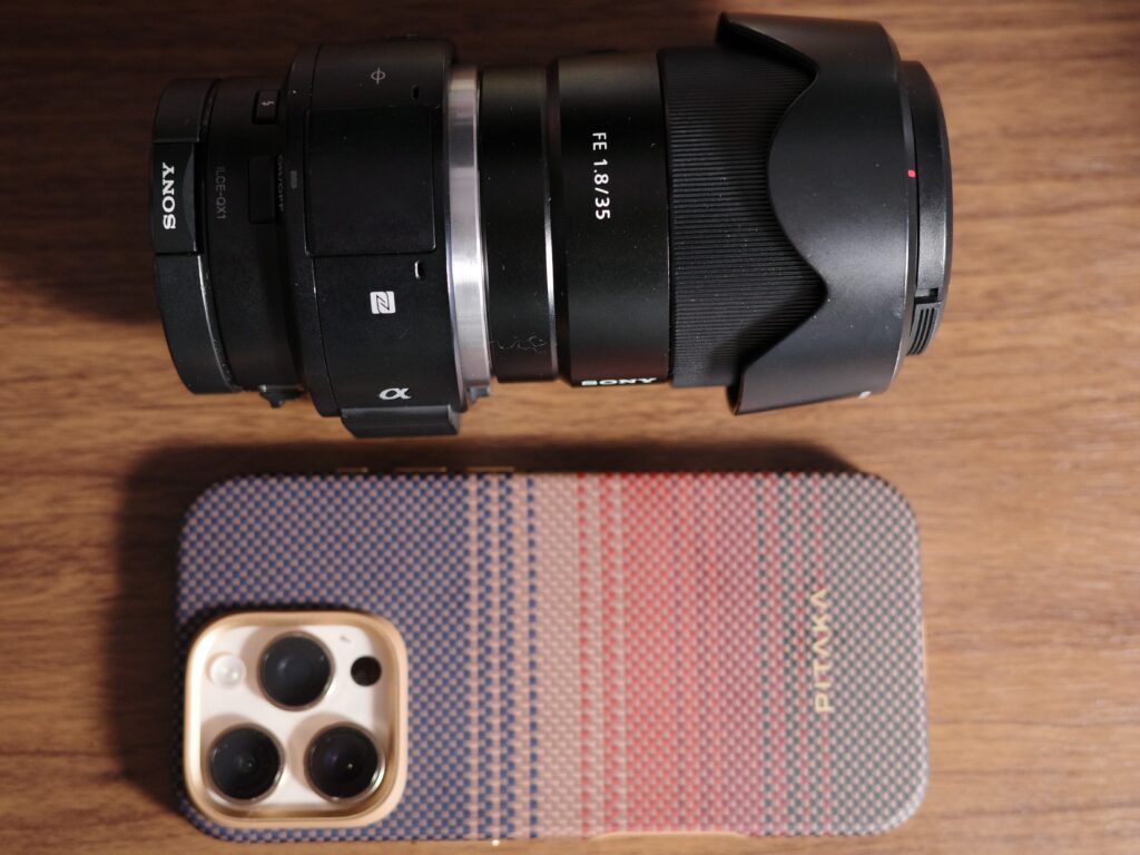 ILCE-QX1のサイズ
