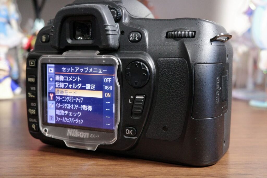 Nikon D80の画面