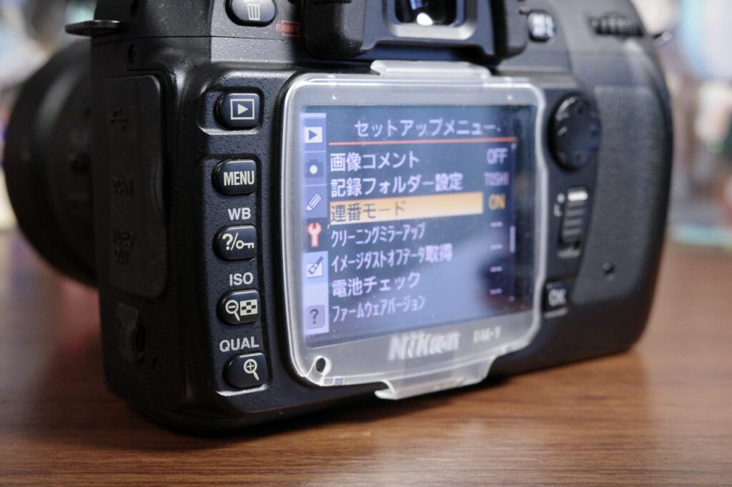 Nikon D80のボタン