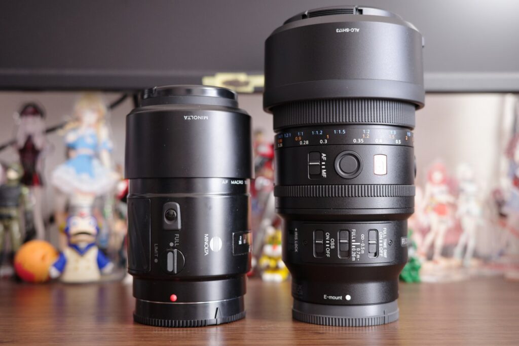 ミノルタマクロと比較