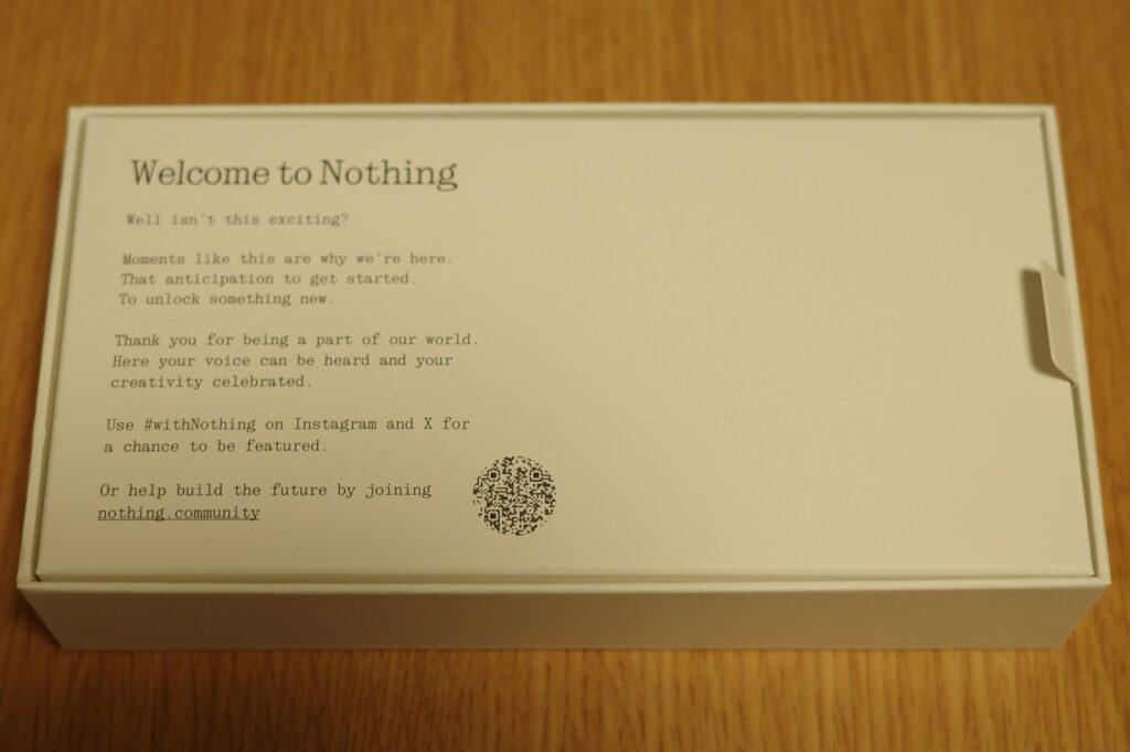 内箱Nothing Phone (3a) Lite