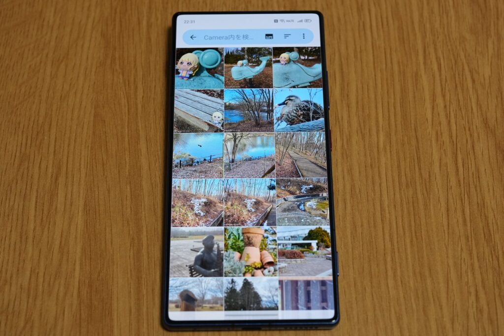 nubia Z80 Ultraの画面