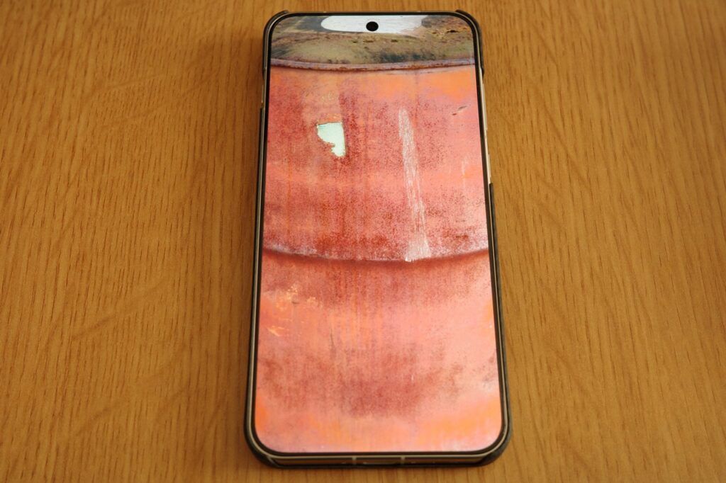 アラミド繊維ケース画面側