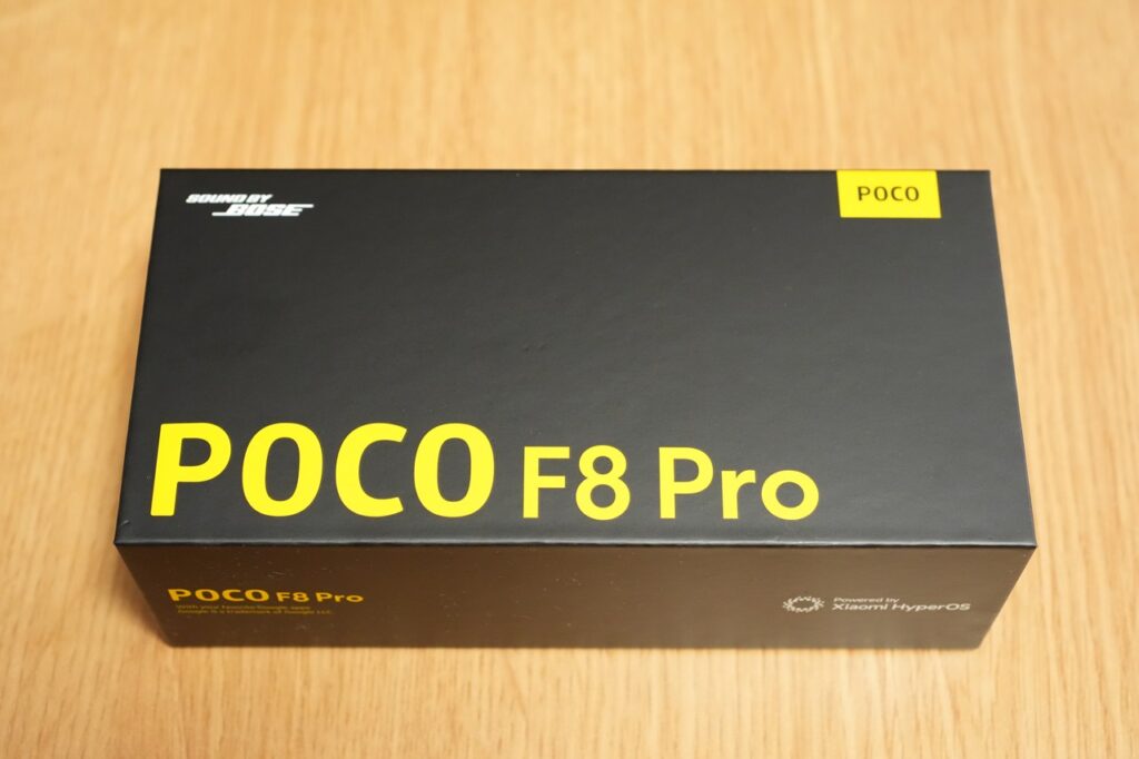POCO F8 Pro外箱