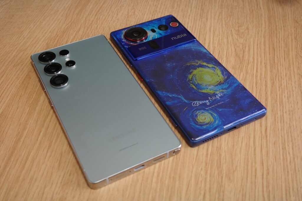 Galaxy S25 Ultraとnubia Z80 Ultra