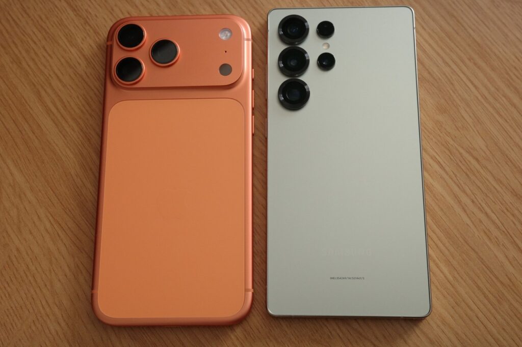 iPhone 17 Pro MaxとGalaxy S25 Ultra