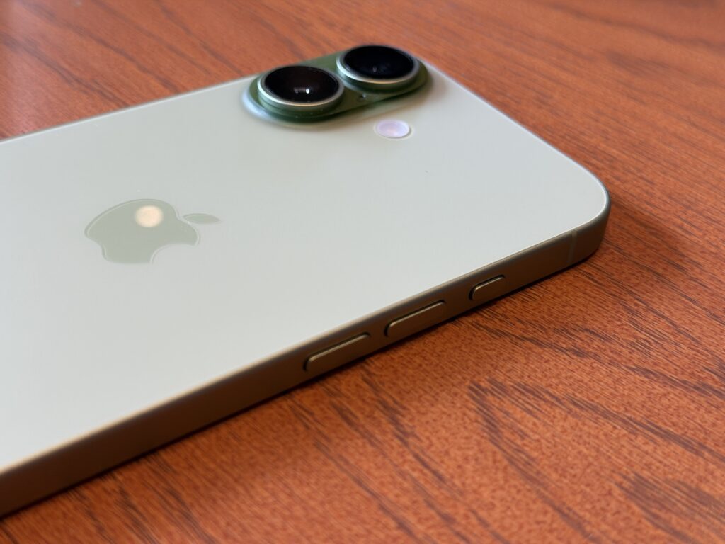 音量とアクションボタン