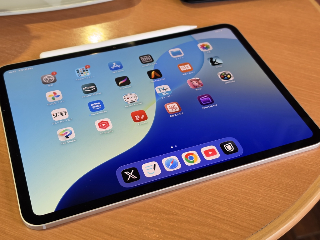 インカメラiPad Pro