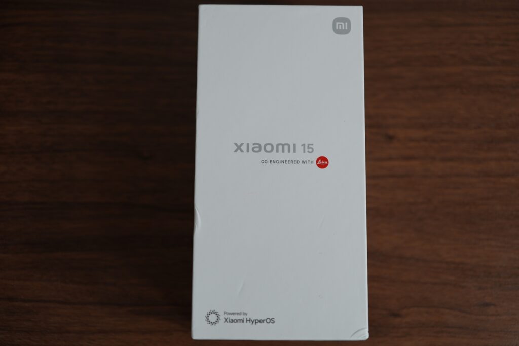 Xiaomi 15外箱