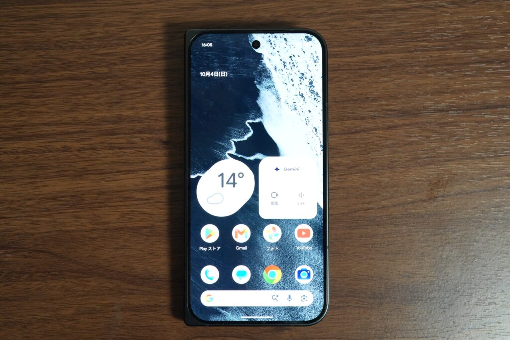 Pixel 11 Pro Foldのサブ画面